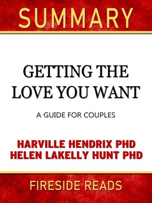 cover image of Summary of Getting the Love You Want